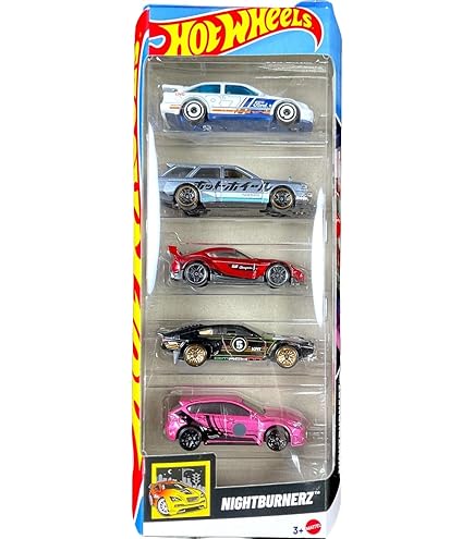 Amazon.com: Hot Wheels Nightburnerz 5 Pack: 5 Hot Wheels Die-Cast